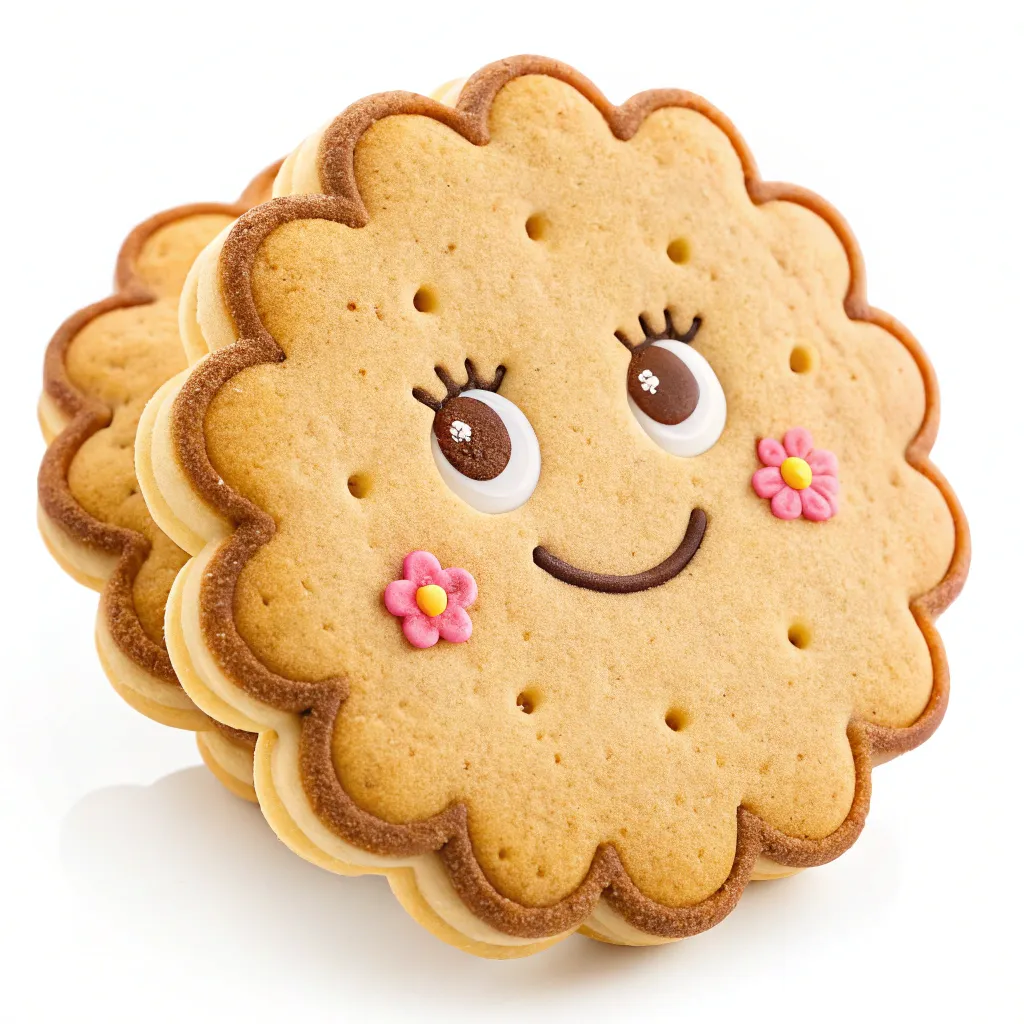 Cute cookie icon