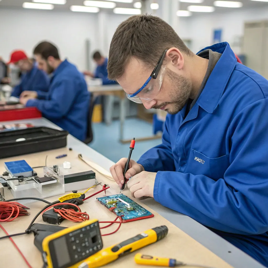 Radio assembly technician training